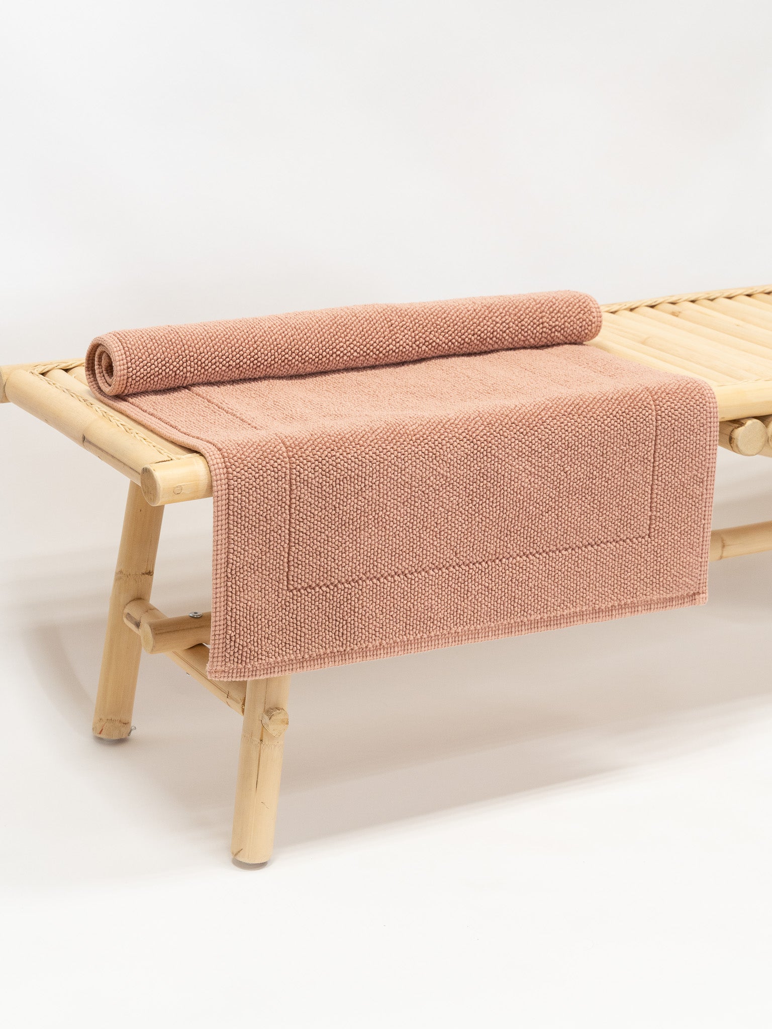 PINK ORGANIC BATH MAT