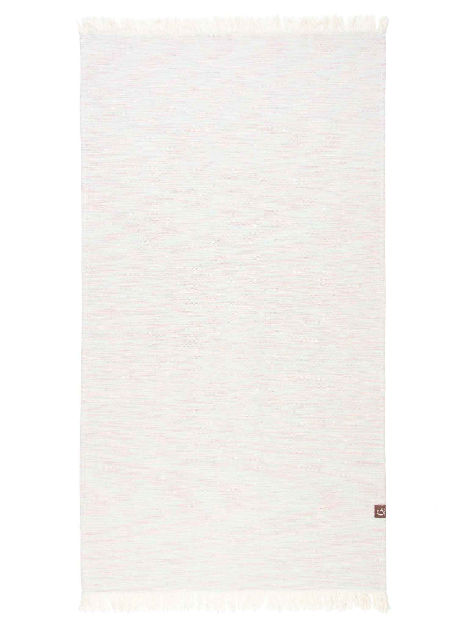 pink patterned lightweight beach towel open up
