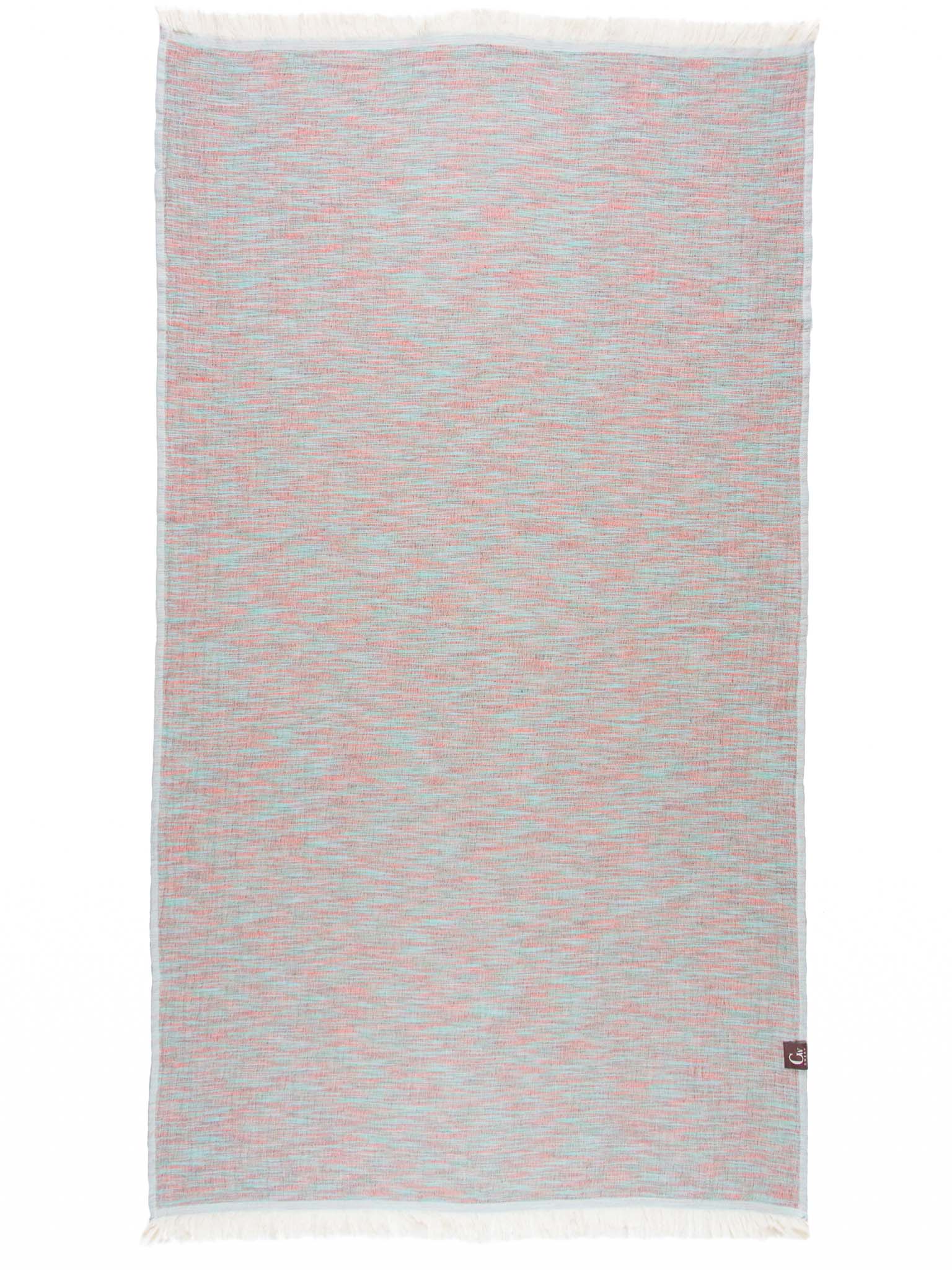Multicolor double sided beach towel open up